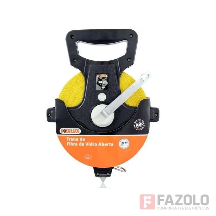Trena fibra 30m foxlux f43 10 fazolo componentes eletr nicos